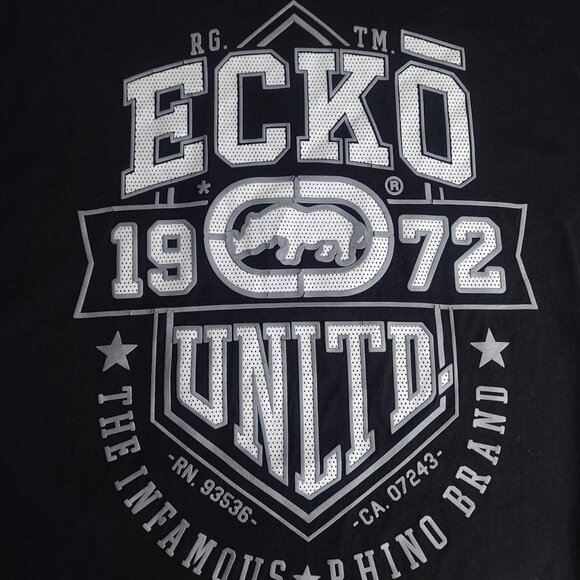 Ecko Unltd Unlimited Infamous Rhino Brand Y2K style shirt - Picture 2 of 4